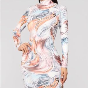 Stormy weather mini dress